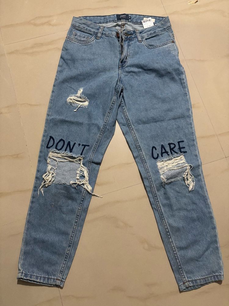 Ripped Denim Jeans
