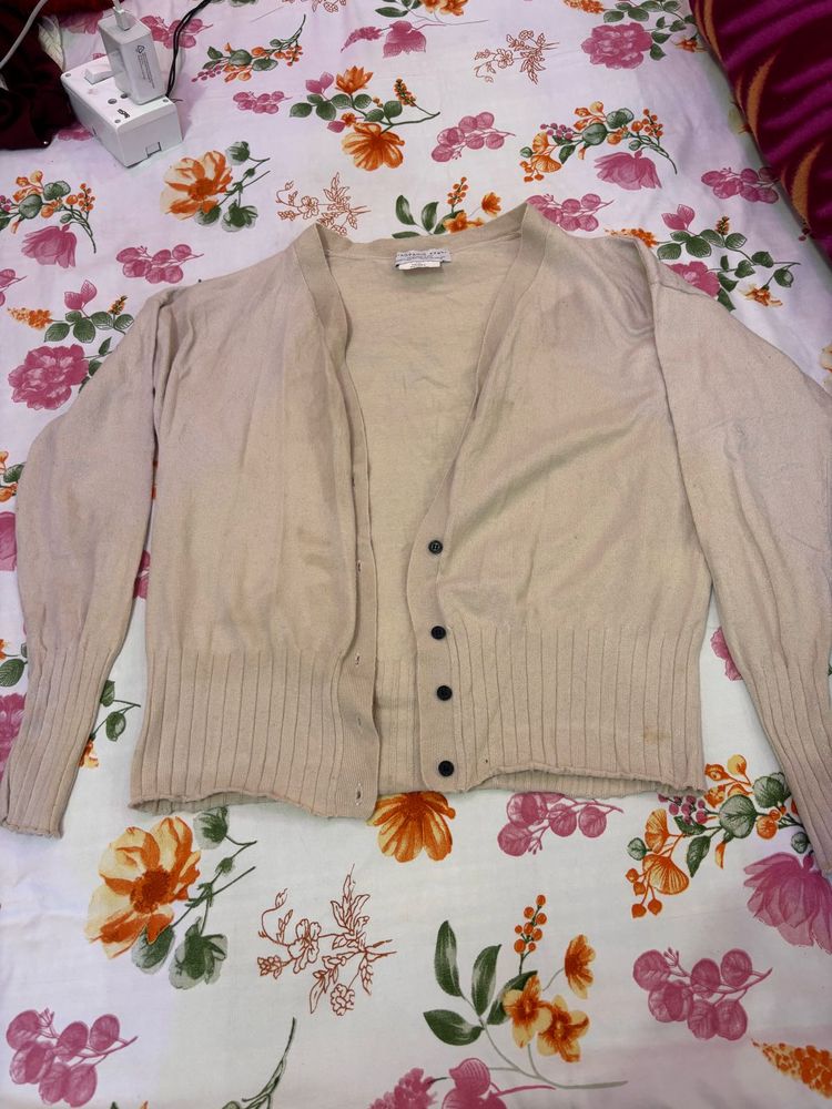 Beige Cardigan