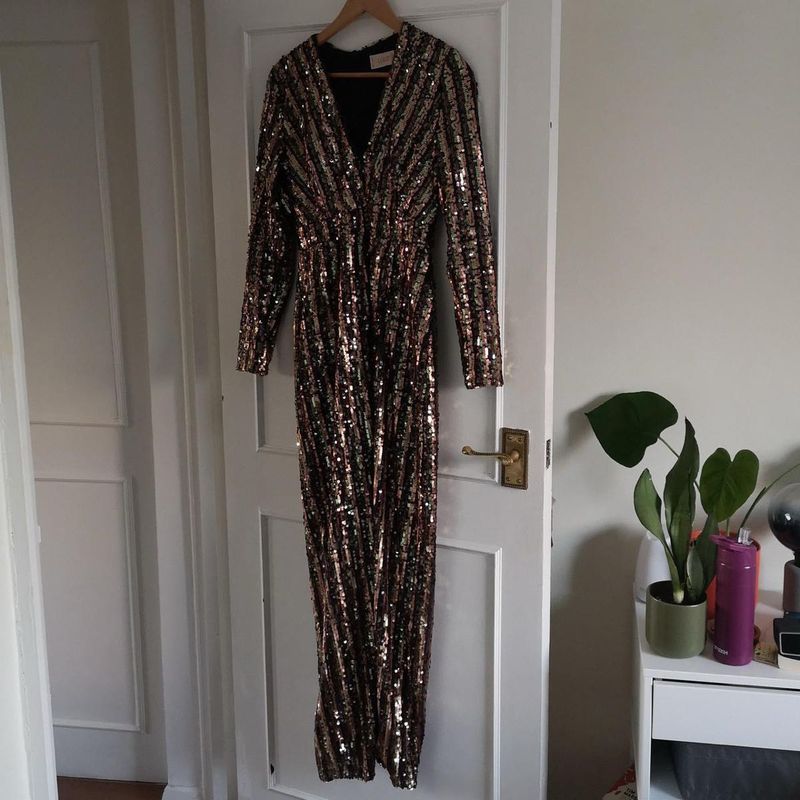 Sparkly Sequin Maxi Dress