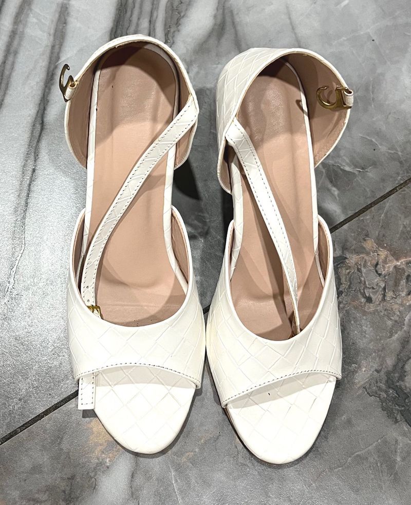 white stylish hells