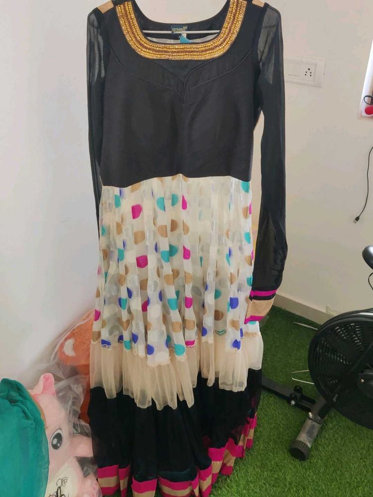 Elegant Embellished Anarkali Dress