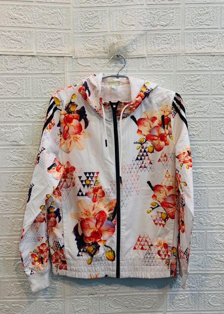🇺🇸 Adidas imported Floral  Windbreaker Jacket