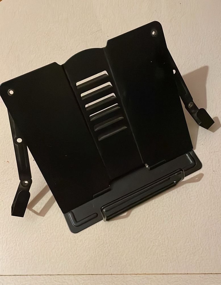 Adjustable Black Metal Book Stand