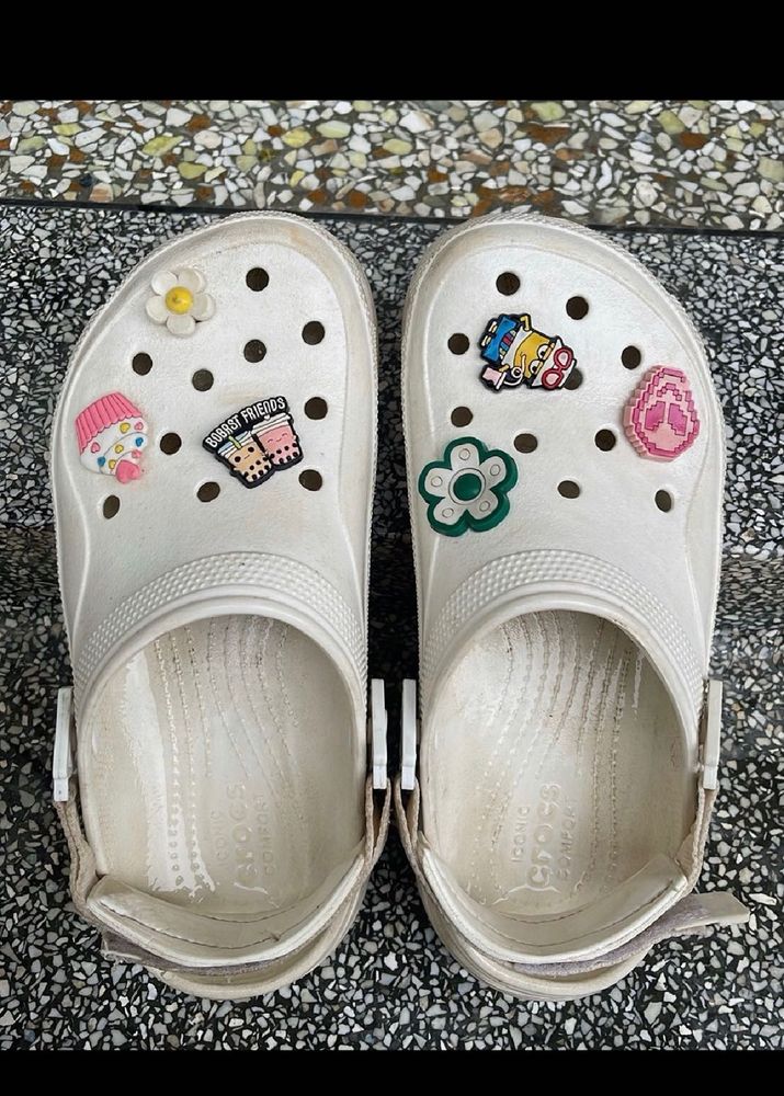 White Crocs