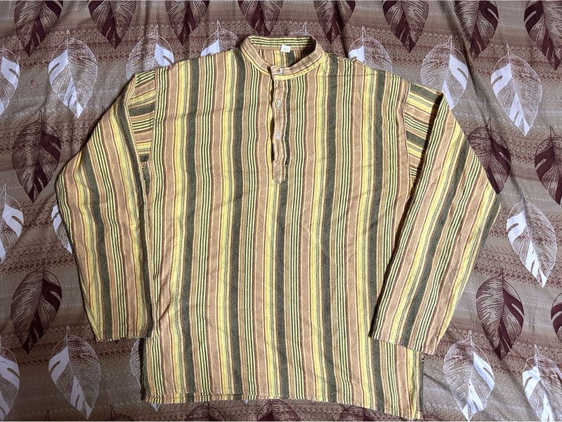 Men's Striped Kurta