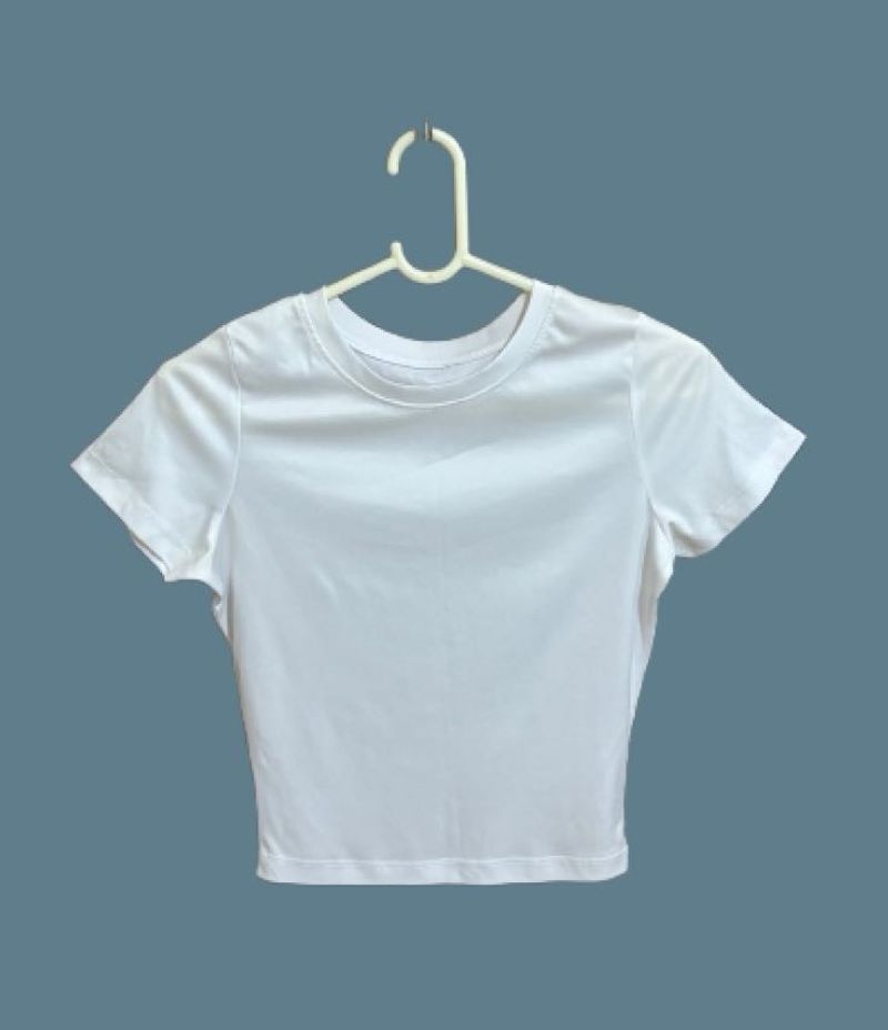 Classic White Cropped T-Shirt