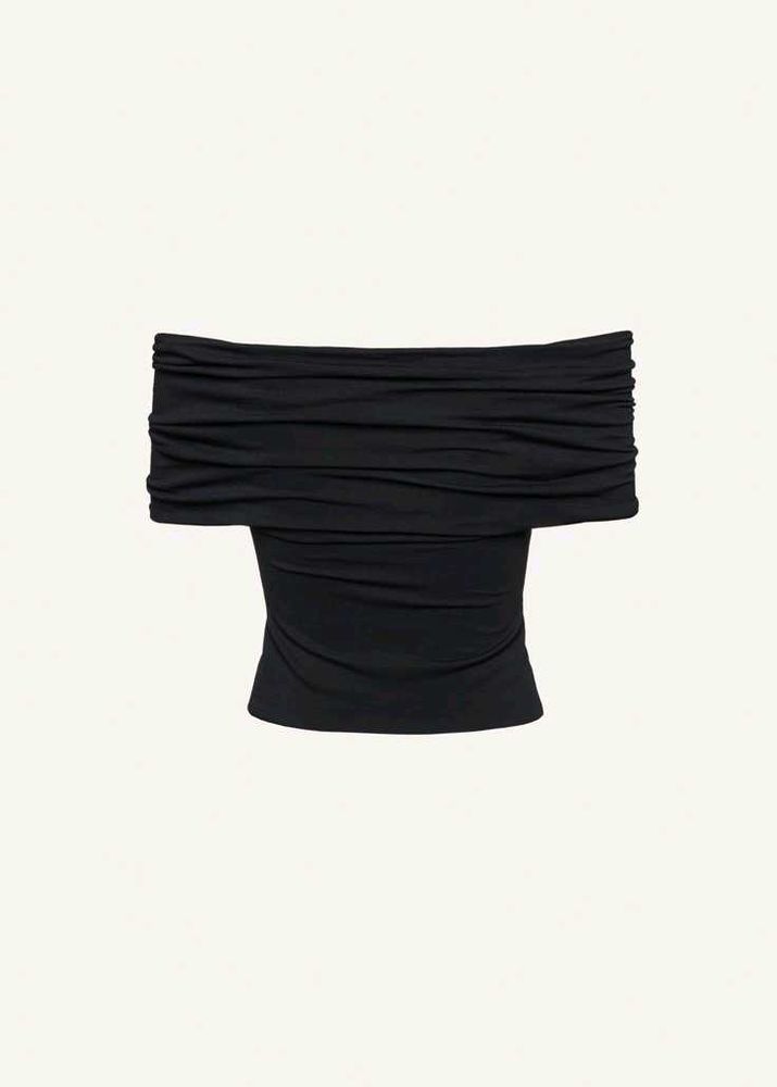 Chic Off-the-Shoulder Ruched Top