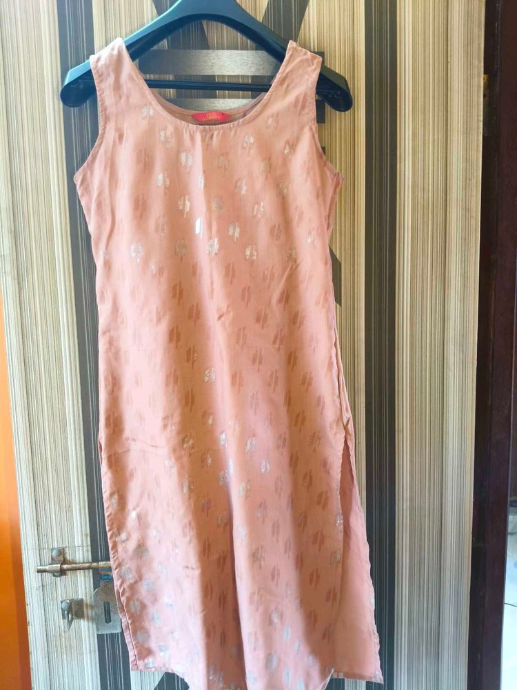 Peach Ethnic Kurti