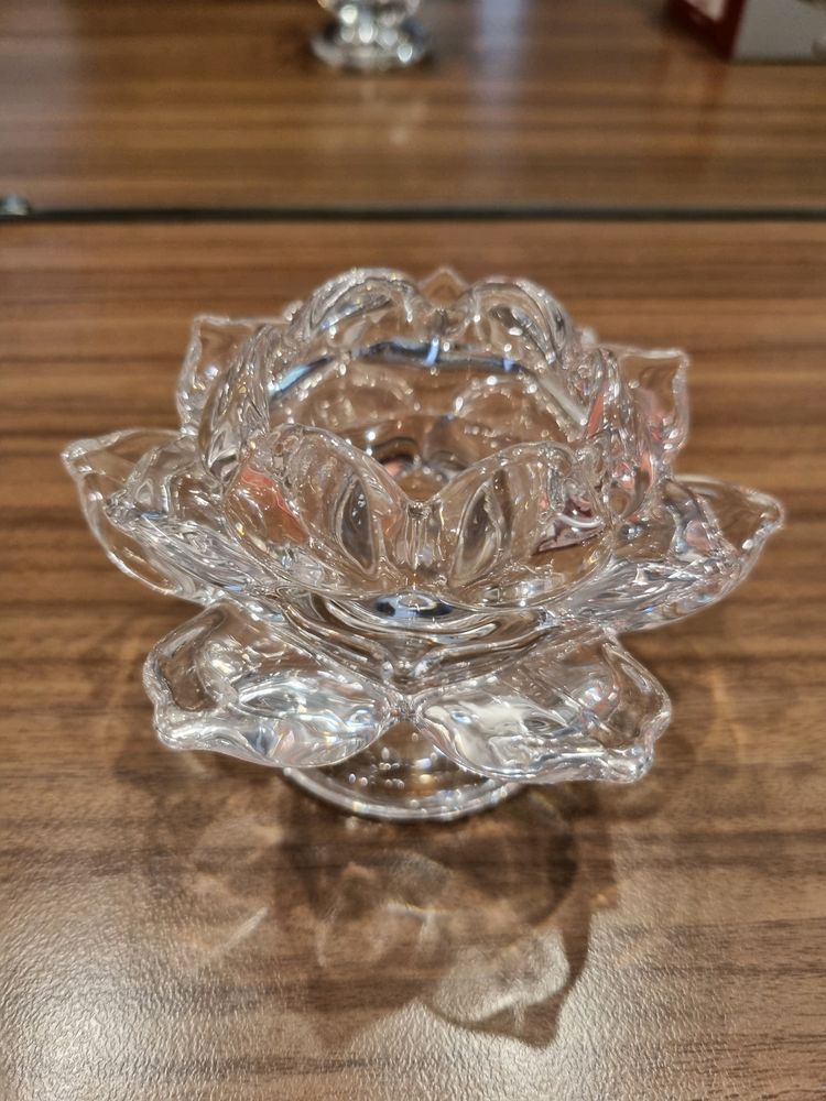 NEW IN BOX HOYYA CANDLE HOLDER GLASS VOTIVE