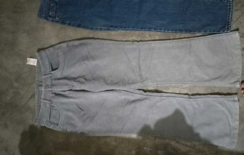 Stylish Grey Denim Pants