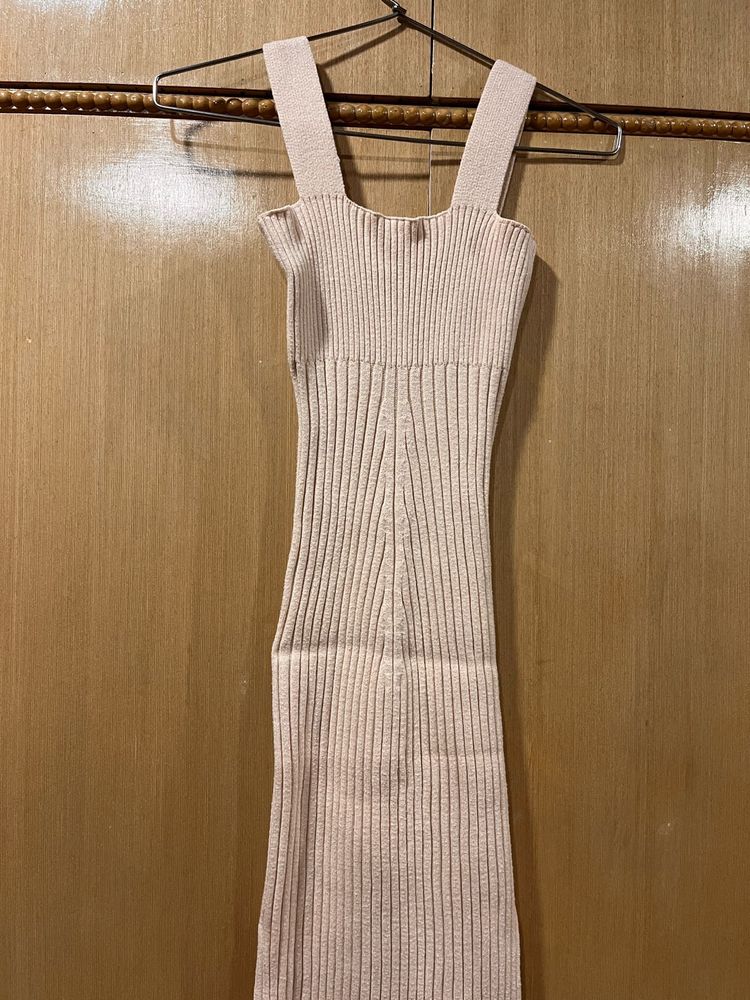 Trendy Korean Knitted Dress