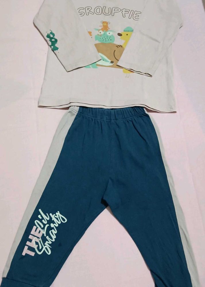 Cute Cartoon Pajama Set for Kids