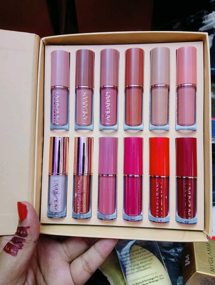 HANDAIYAN 12pcs Liquid Lipstick Set