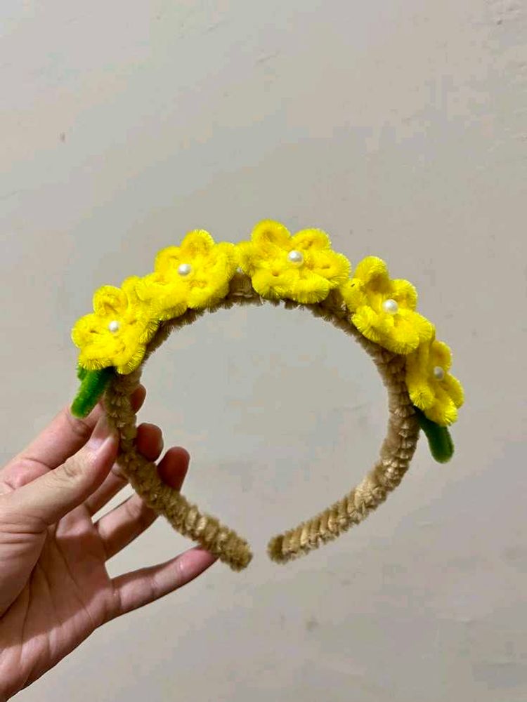 Yellow Flower Headband