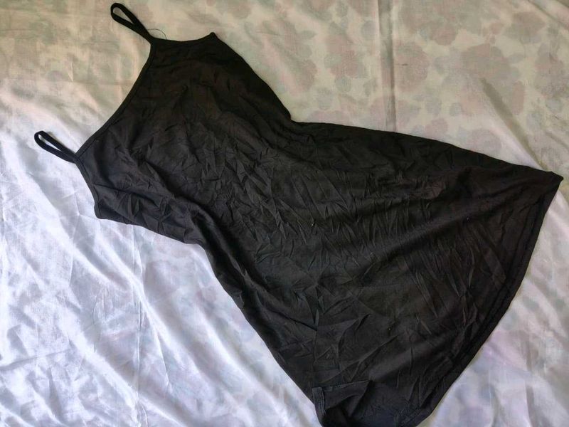Black Spaghetti Strap Dress