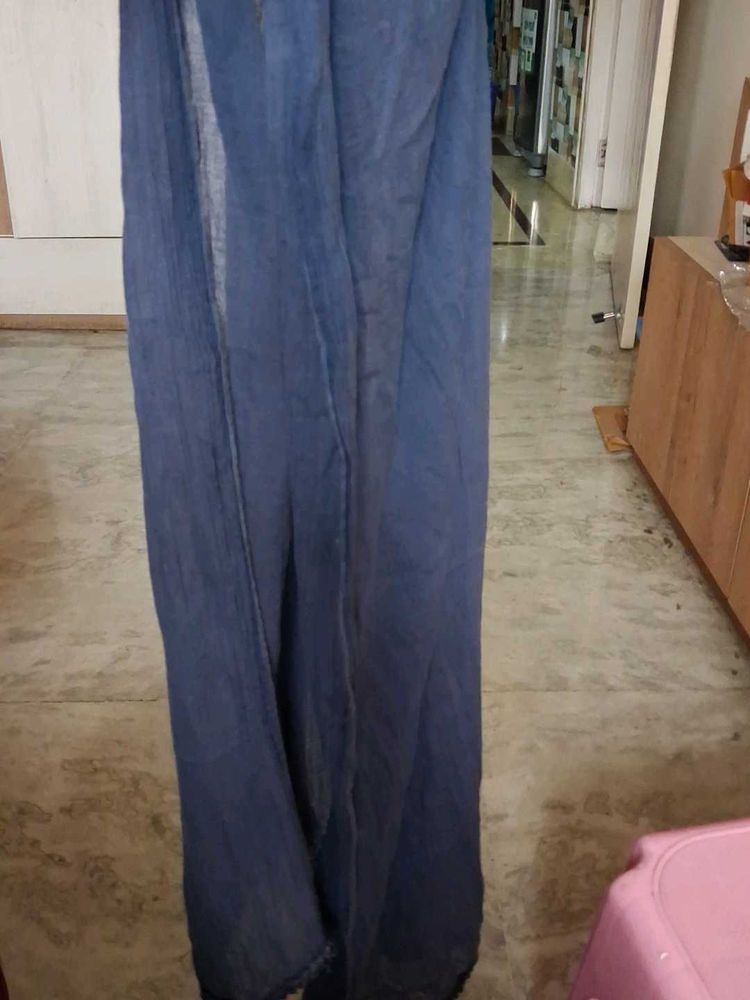 blue cotton Dupatta