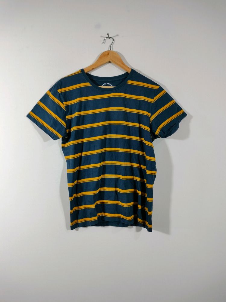 Multi Striped Casual T Shirt (Men's)