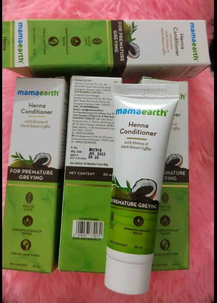 Combo Of 4 Mamaearth Henna Conditioner