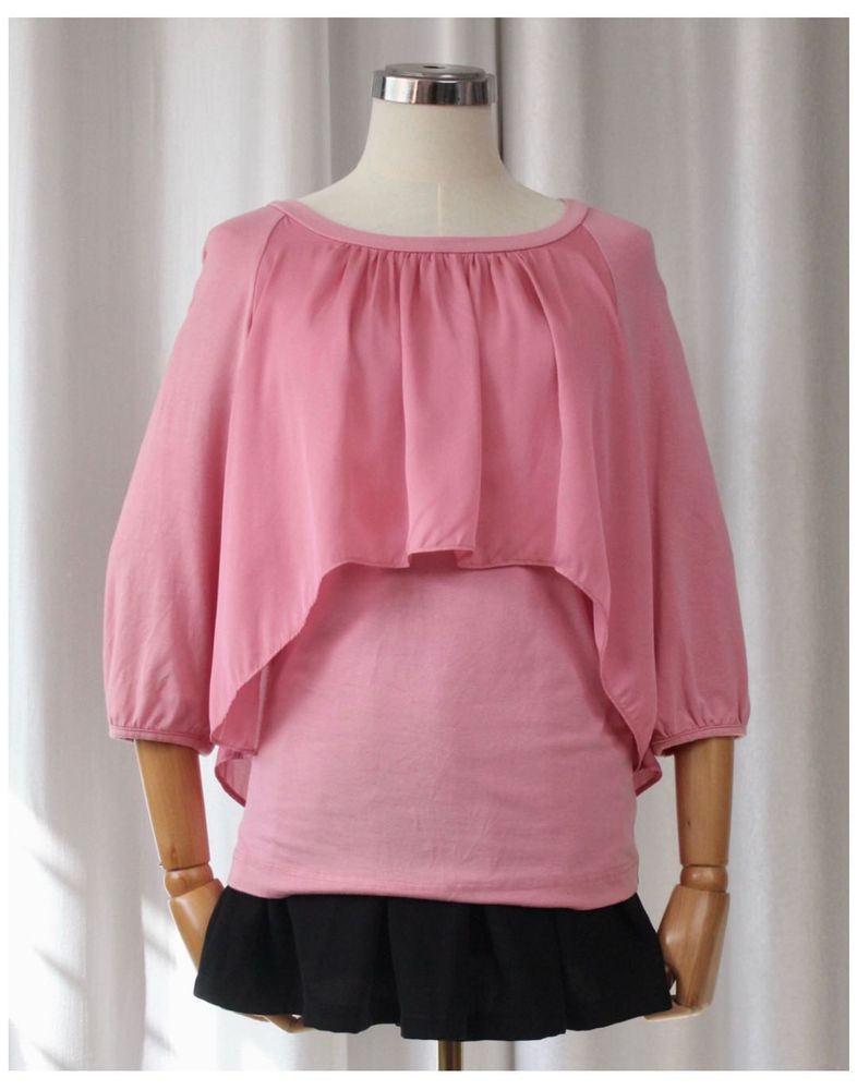 🚀🚀24Hrs EOS SALE🚀🚀Pink Layered Top