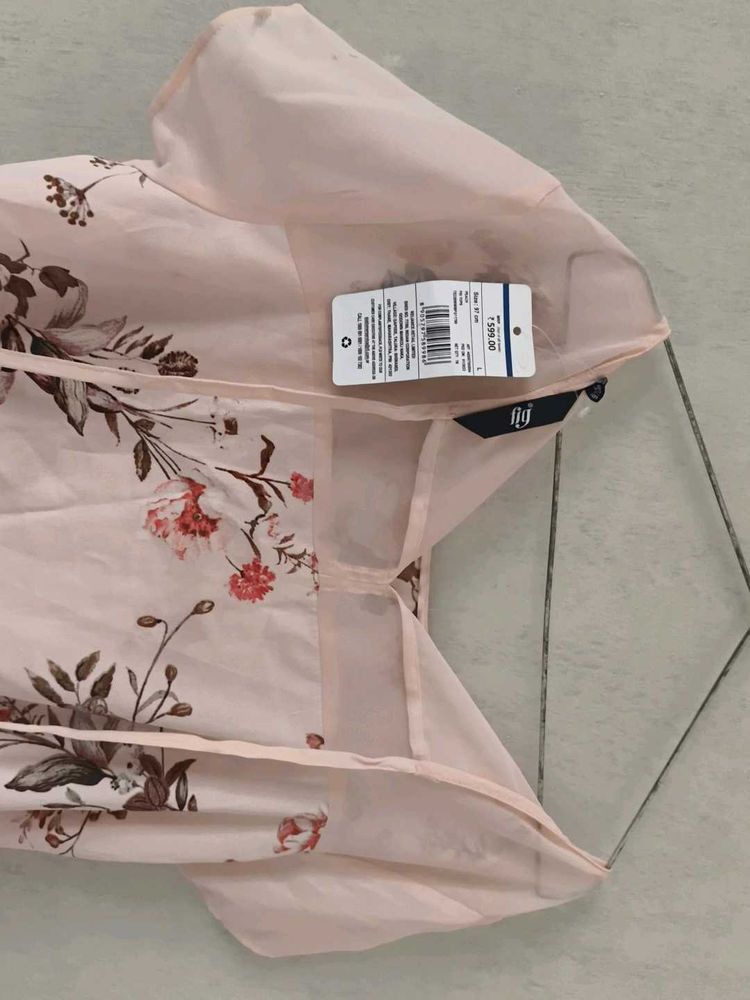 Pretty Floral Print Top