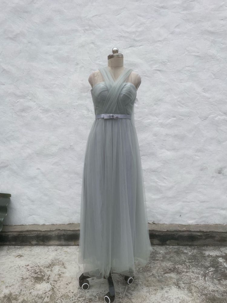 Elegant Tulle Maxi Dress