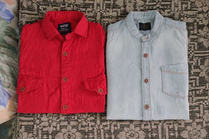 mens casual shirt combo pack 2