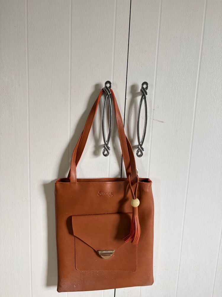 Chic Brown Tote Bag
