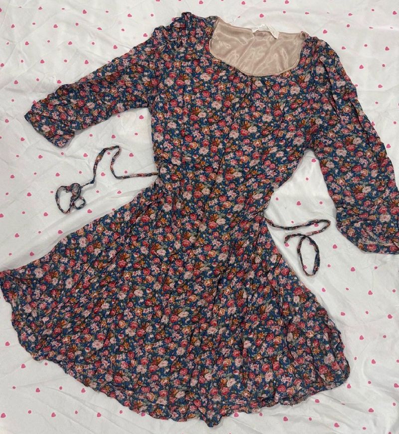 Floral Print Midi Dress