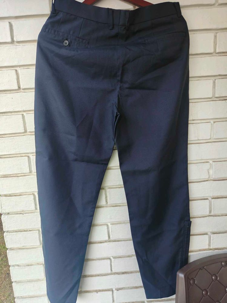 Imported Navy Blue Casual Pants
