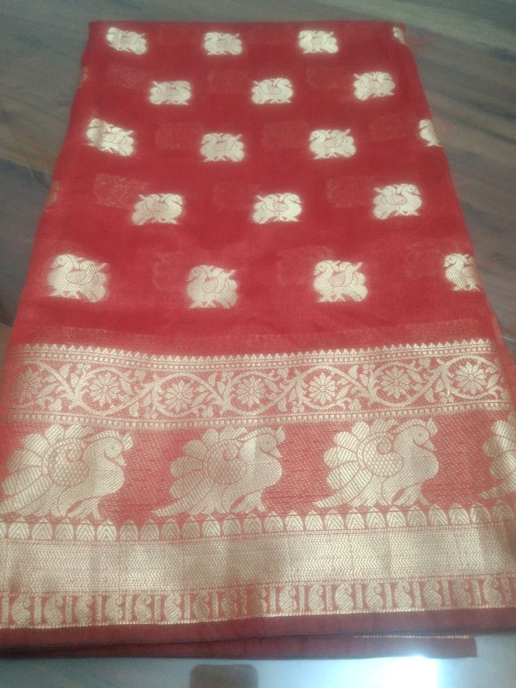 Cotton Silk Saree New Packed