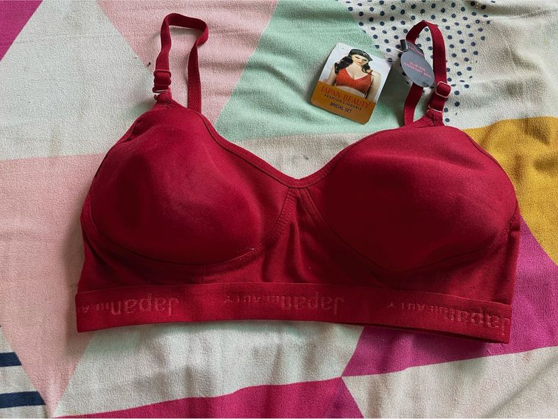 Red Japan Beauty Bra