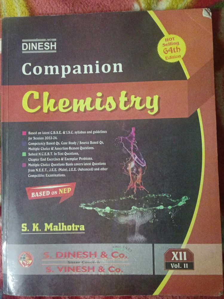 Dinesh Companion Chemistry XII