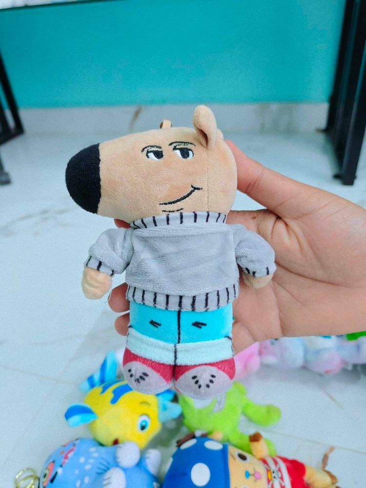 chill guy meme plush bagcharm
