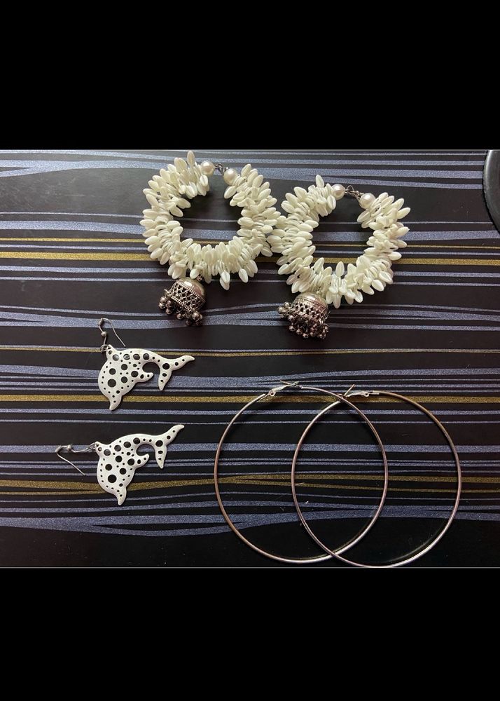 Set Of 3 Earrings