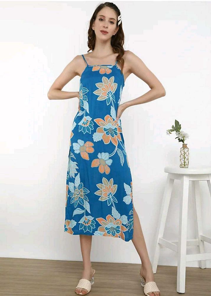 🐦Floral Sphagetti Dress