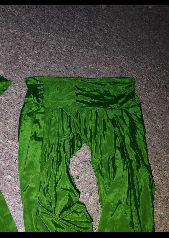 Vibrant Green Ethnic Pants