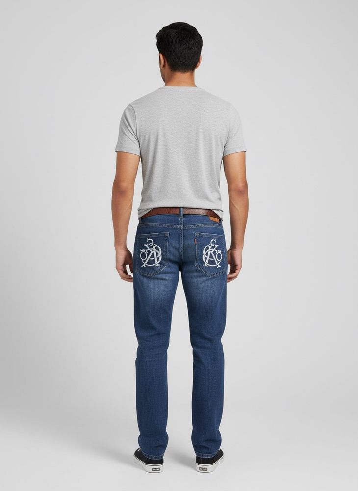 Ecko dark blue Denim Jeans, made in vietnam