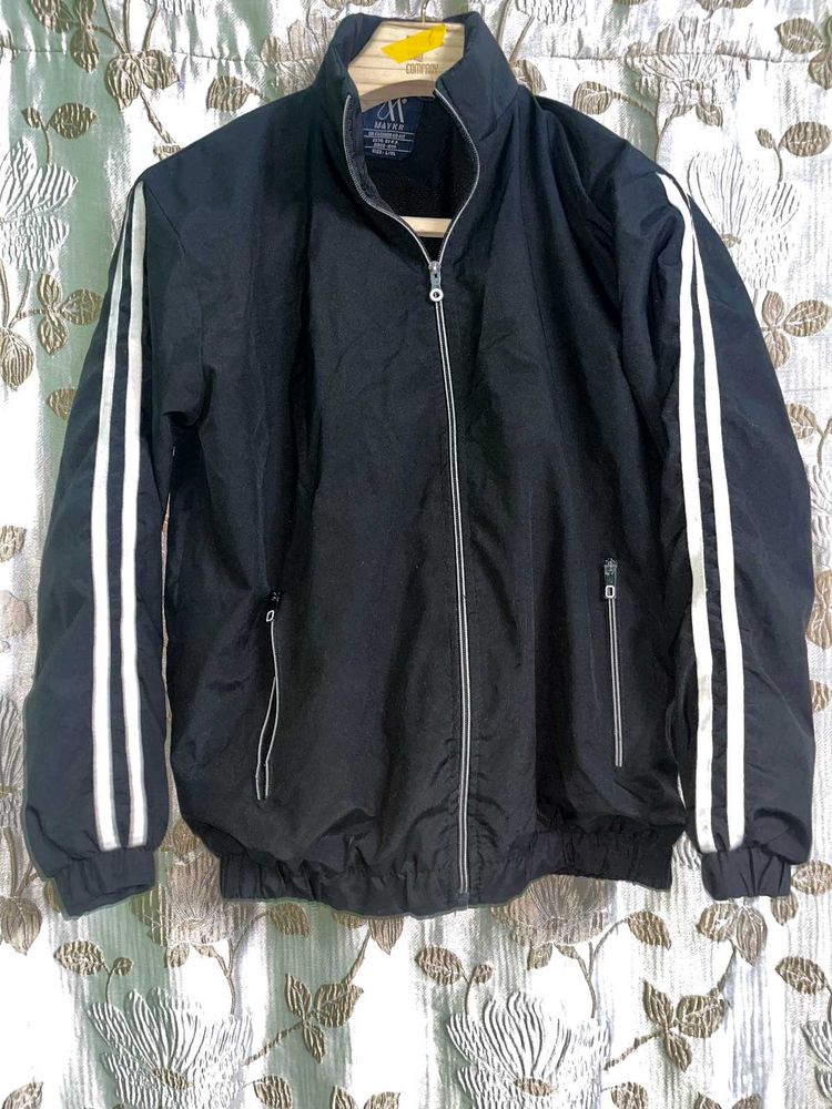 Men's Black Striped Jacket