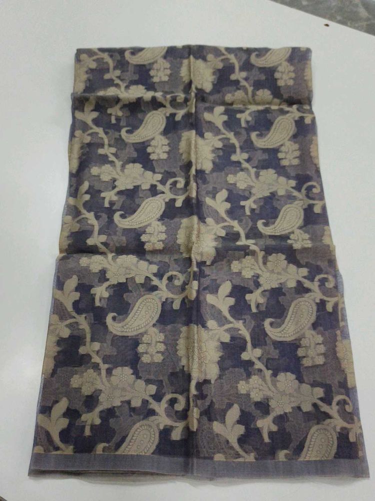 90 Cm blouse piece - Grey silk