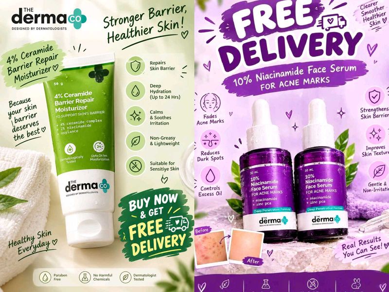 The Derma Co. 10% Niacinamide Serum / 4% Ceramide