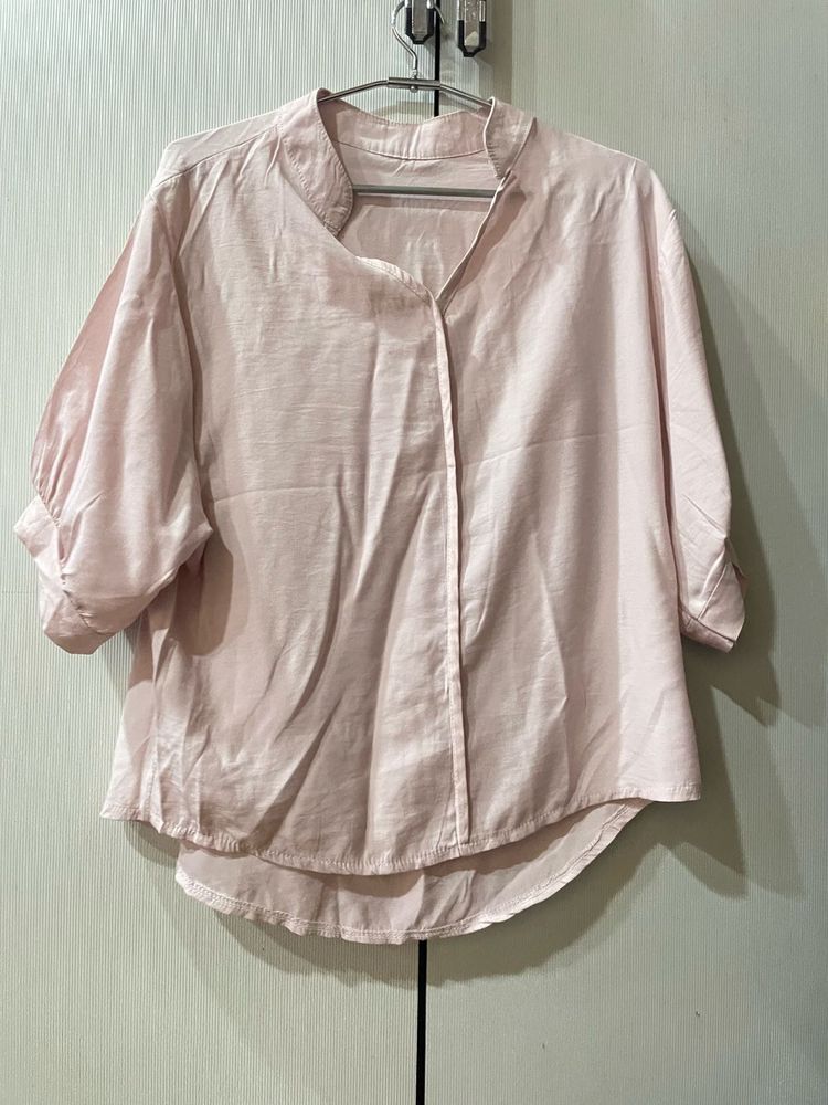 Light Pink Relaxed Fit Shirt
