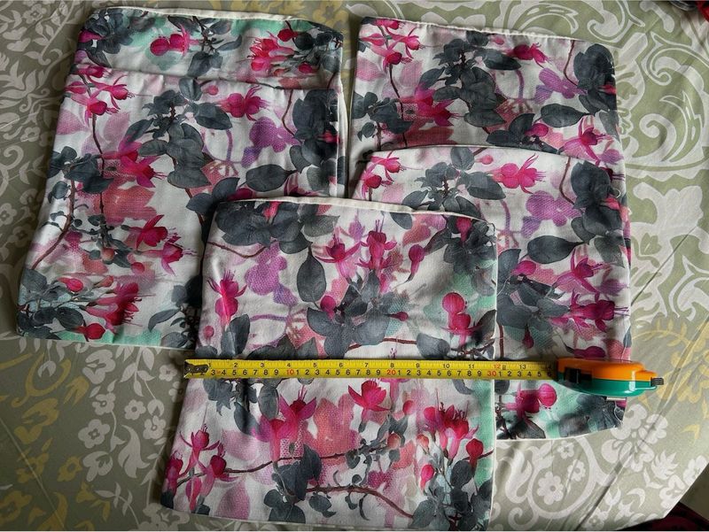 Floral Pink Cushion Covers (Set of 5)
