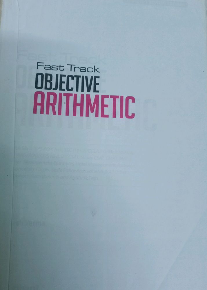Fast Track Arithmetic For All Competitive Exams