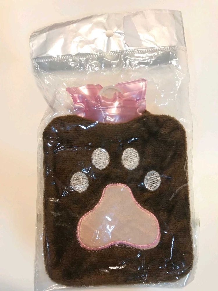 Cute Paw Print Hot Water Bottle