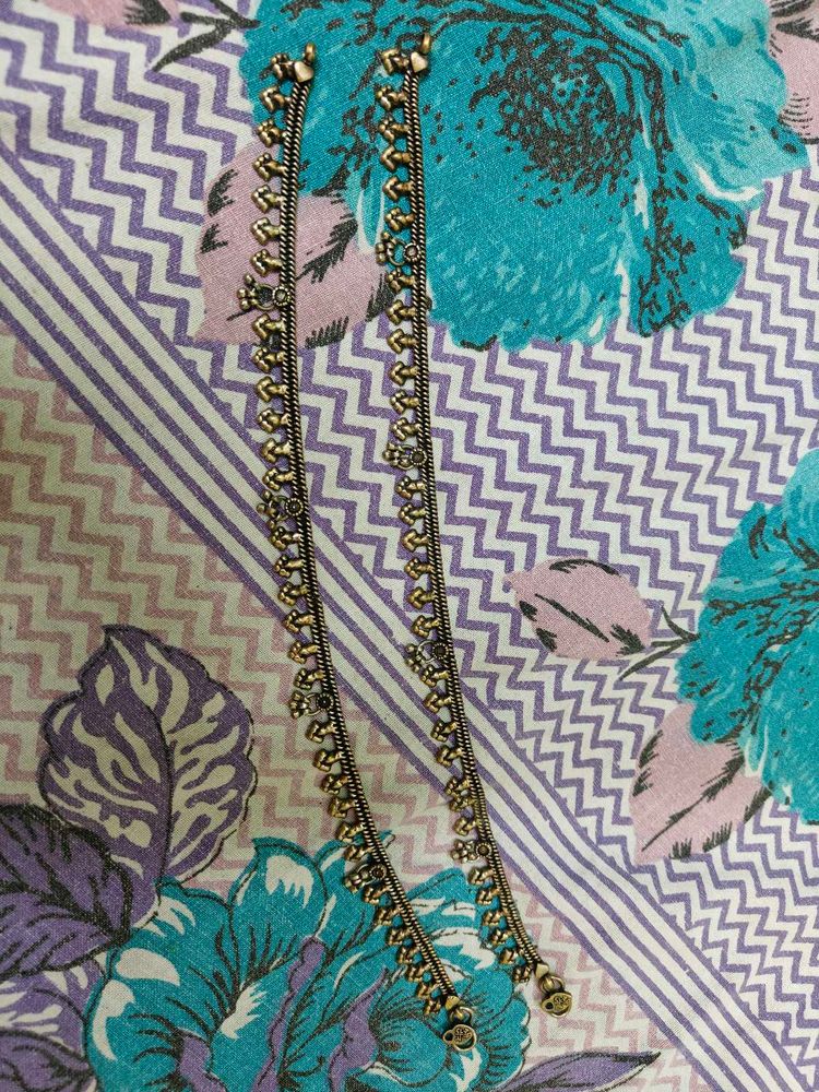 Oxidised Brass Anklets - Beautiful Design