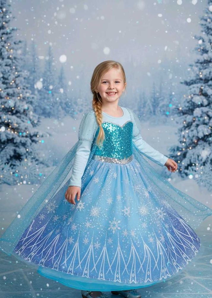 Elsa 'Frozen' Inspired Dress for winter