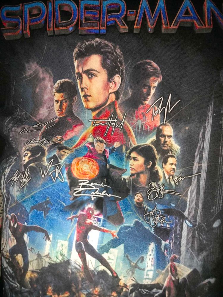 Spiderman T-Shirt with Signatures