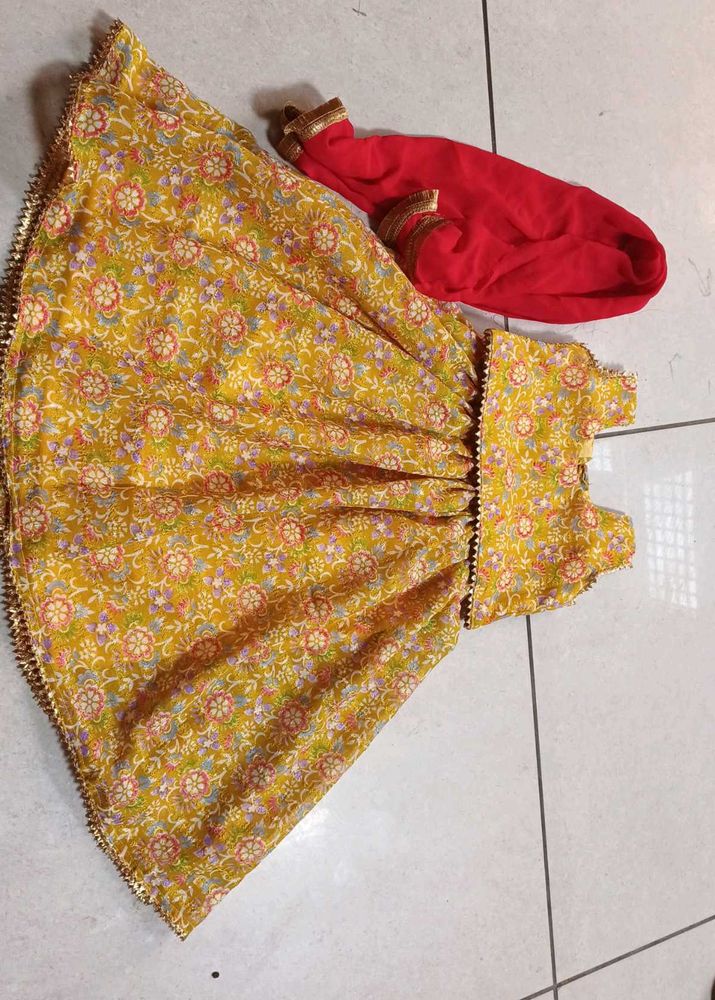 Kids Ethnic Dress with Dupatta