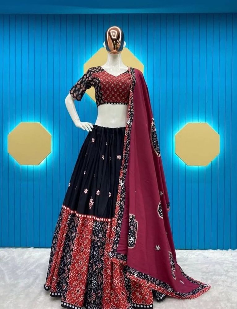 navratri ajrakh  Lehenga Choli Set