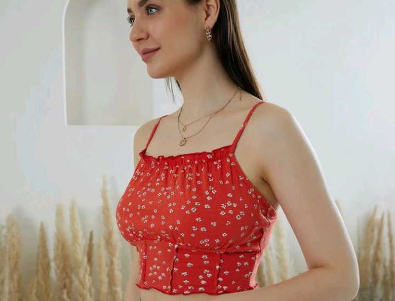 Very Beautiful Berry Lush Casual Printed Girl Top